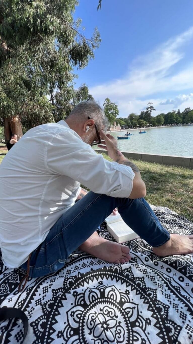 En medio del escándalo con Morena, Jorge Rial se fue a Madrid con su novia