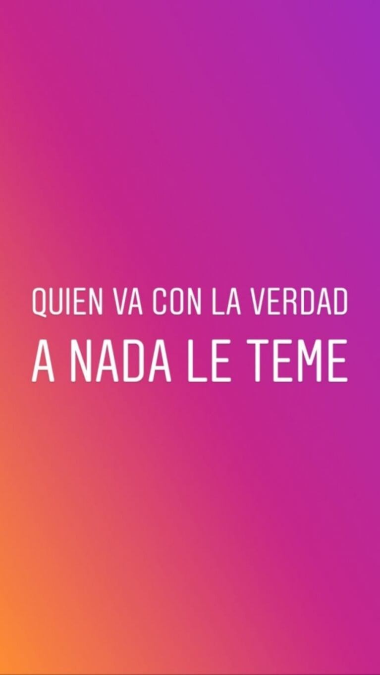 En pie de guerra con Redrado, la aclaración de Luli Salazar tras publicar "el día que salgas del clóset, vas a ser feliz"