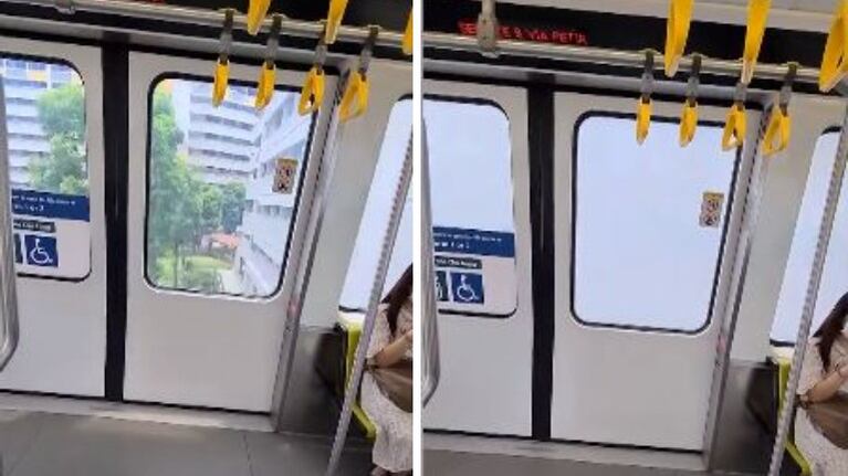 En Singapur, las ventanas de los trenes se vuelven opacas automáticamente al pasar por una zona residencial