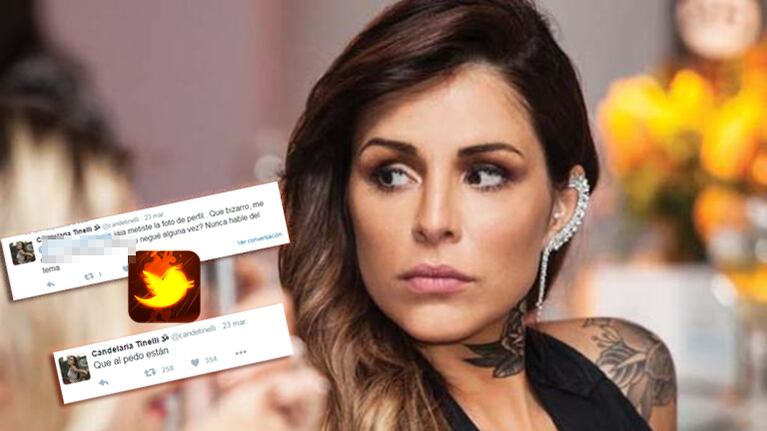 En un picante cruce twittero, Candelaria Tinelli reveló otra cirugía: "Me operé la nariz, claramente"