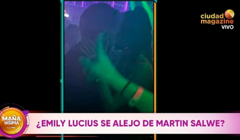 Encontraron a Emily Lucius muy cerca de Grego Rossello en un boliche y se disparó el rumor de crisis con Martín Salwe