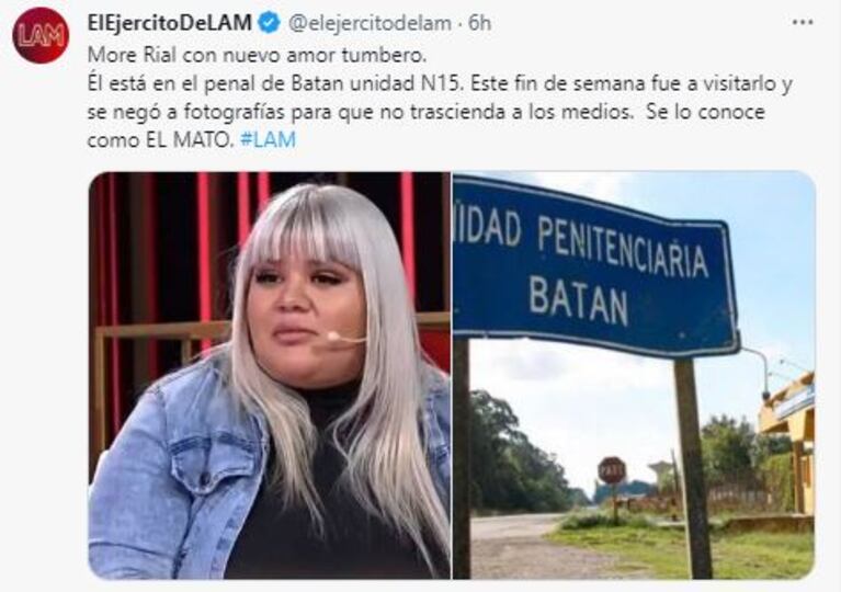 Encontraron a Morena Rial saliendo de una visita en la cárcel de Batán: “Tiene nuevo amor tumbero”