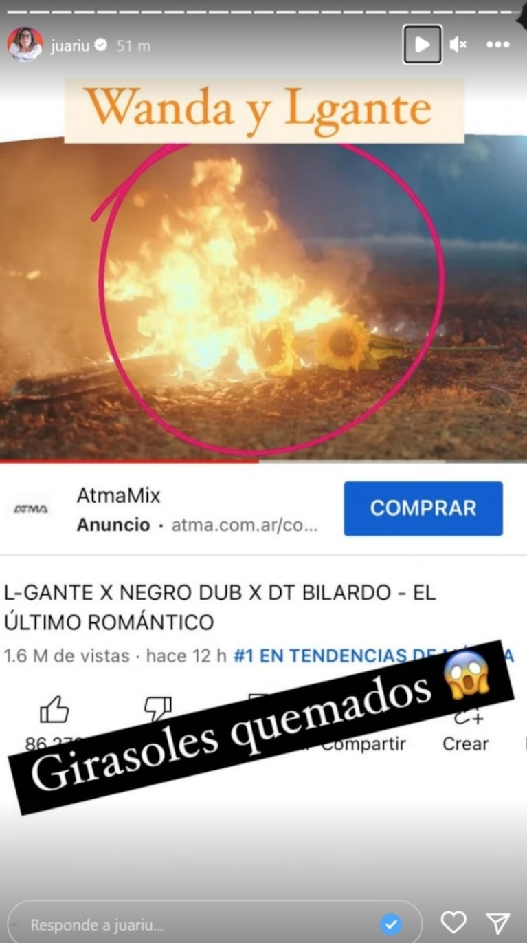 Encuentran una explosiva coincidencia entre el video de Wanda Nara y L-Gante con el de China Suárez y Rusherking 