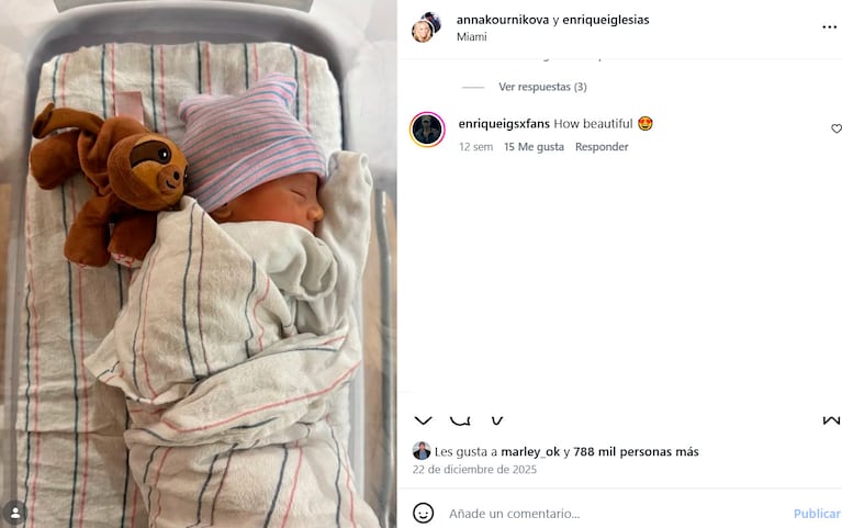 Enrique Iglesias fue padre por cuarta vez (Foto de Instagram)