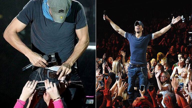 Enrique Iglesias: una fan le pidió una selfie... ¡y mirá la imagen que le regaló! (Foto: Instagram)