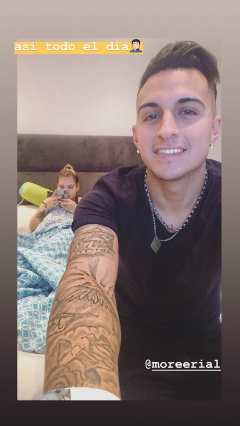 Enrique Sánchez, ¿el novio de More Rial?, la escrachó con una foto de su intimidad: "Siempre así"