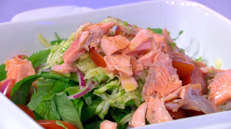 Ensalada de trucha: receta fácil en 5 minutos