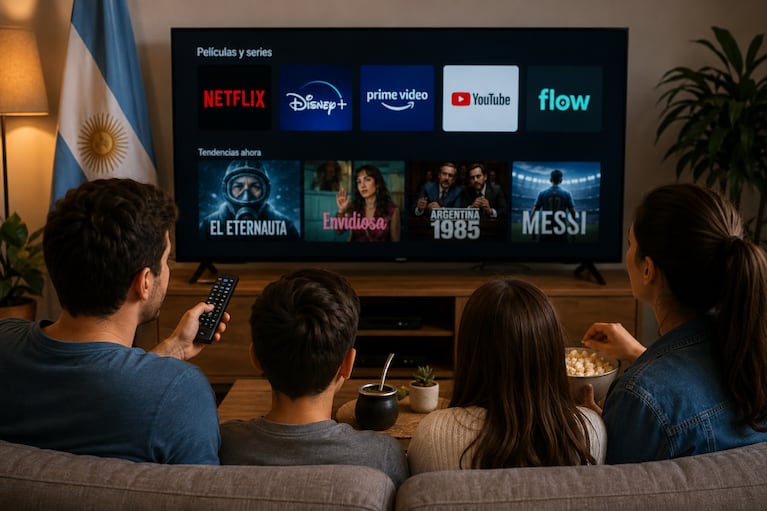 Entérate cómo las plataformas de streaming están cambiando la forma en que los argentinos ven televisión y películas y si han desplazado la TV paga.