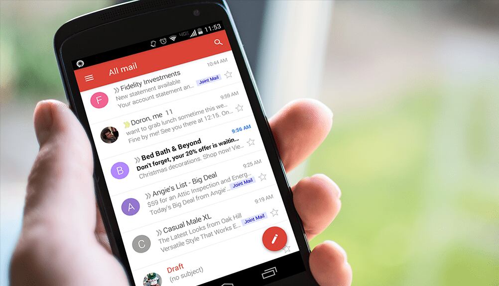 Enterate de la última novedad de Gmail para Android