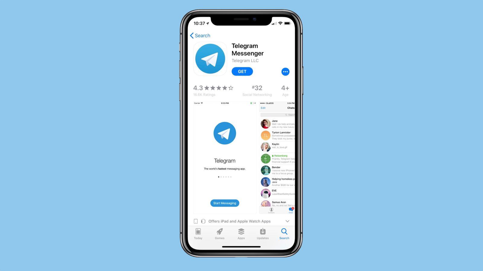 Enterate por qué Apple estaba bloqueando las actualizaciones de Telegram