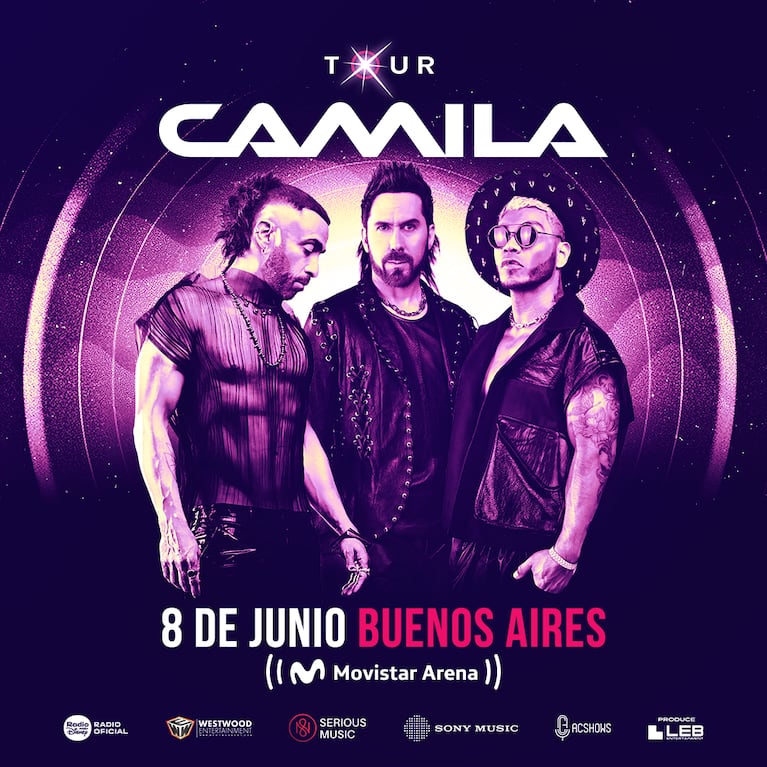 Entradas para Camila en el Movistar Arena de Buenos Aires