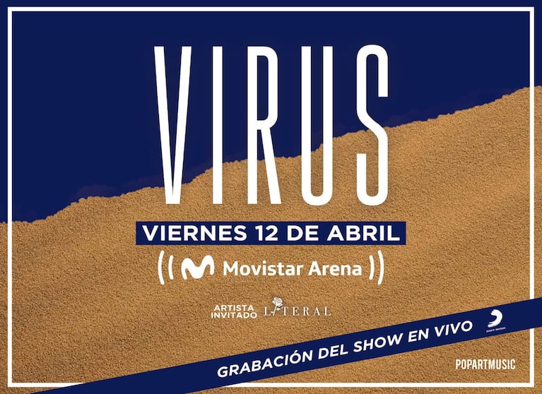 Entradas para Virus en el Movistar Arena el 12 de abril de 2024