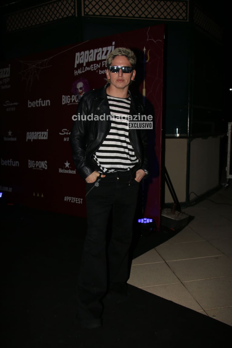 Enzo Aguilar disfrazada en la noche de Halloween (Foto: Movilpress).