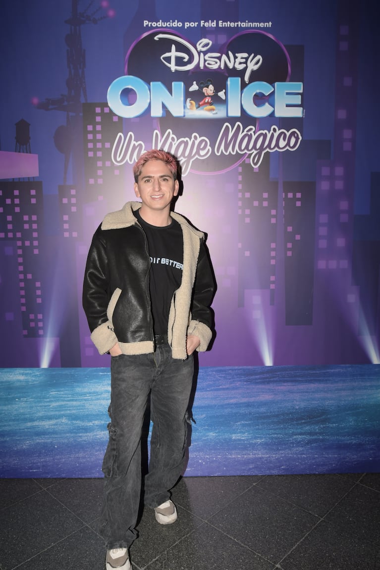Enzo Aguilar en el estreno de Disney On Ice (Foto: Prensa).