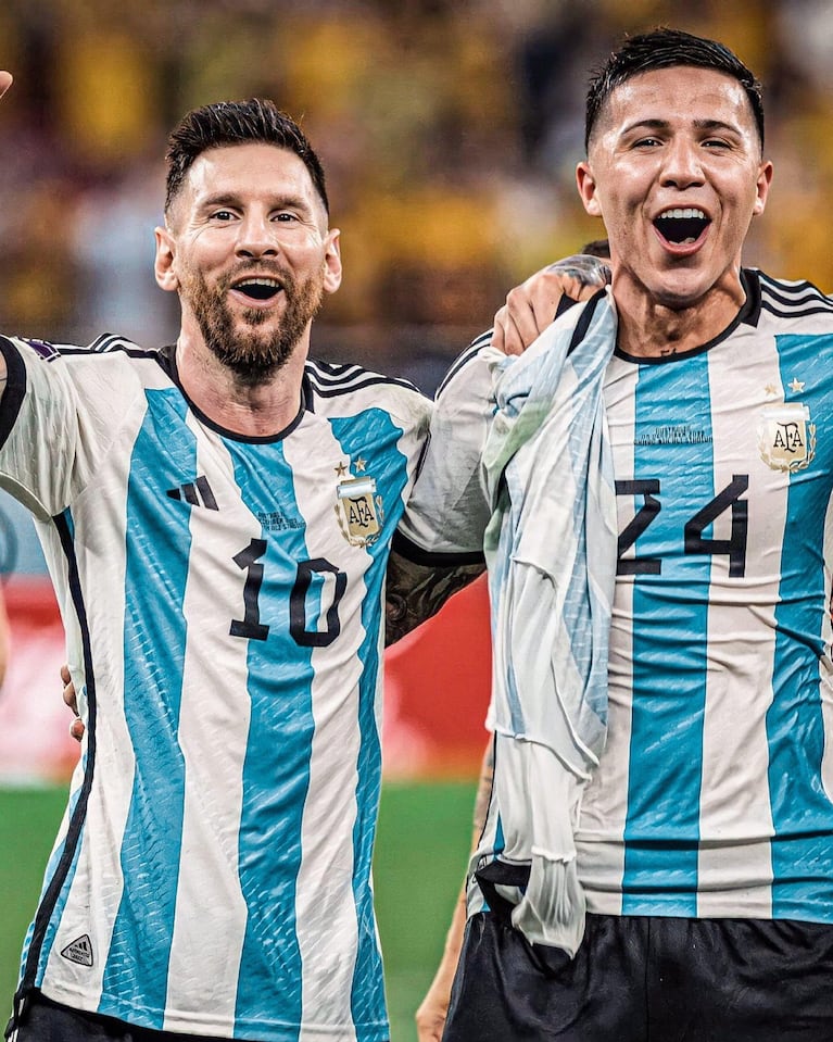 Enzo Fernández despidió a Lionel Messi tras su retiro de la Selección Argentina: “Qué suerte tuve, Leo”. Crédito: Instagram