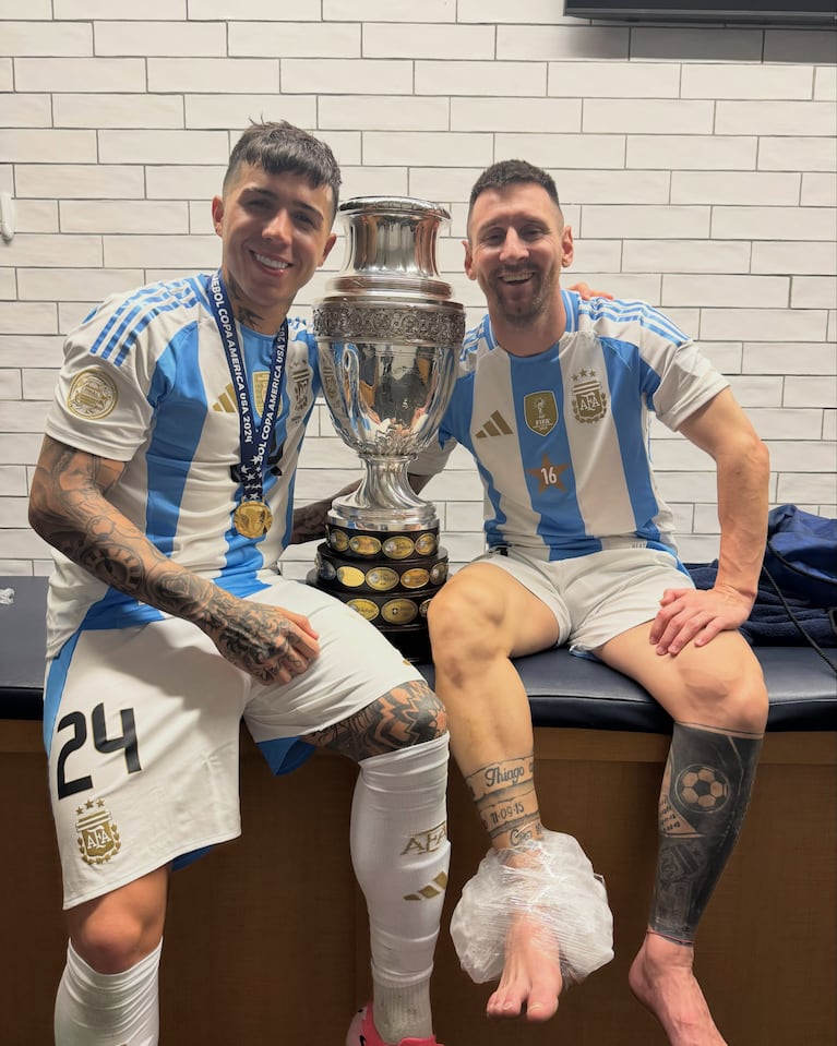 Enzo Fernández despidió a Lionel Messi tras su retiro de la Selección Argentina: “Qué suerte tuve, Leo”. Crédito: Instagram