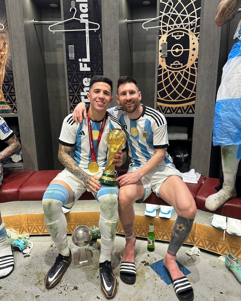 Enzo Fernández despidió a Lionel Messi tras su retiro de la Selección Argentina: “Qué suerte tuve, Leo”. Crédito: Instagram