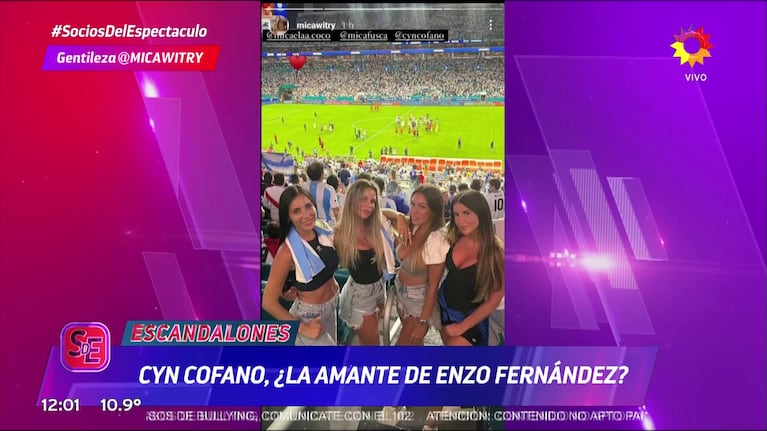 Enzo Fernández le habría sido infiel a Valentina Cervantes con una influencer: “Ella ni lo oculta”