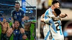 Enzo Fernández y Lionel Messi