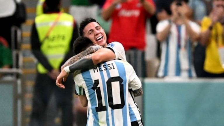 Enzo Fernández y Valentina Cervantes: la historia de amor de la revelación del Mundial