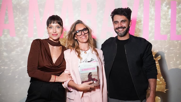 Erika Halvorsen con Branda Gandini y Gonzalo Heredia