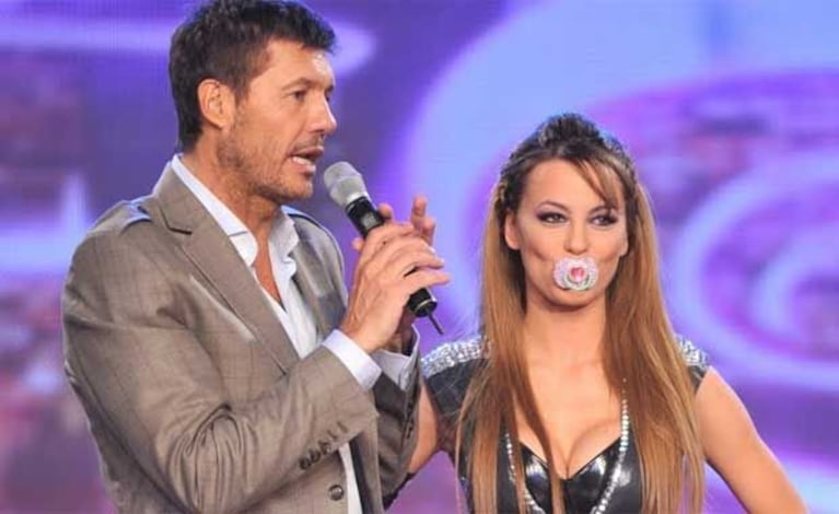 Erika Mitdank y Marcelo Tinelli. (Foto: Ideas del Sur)