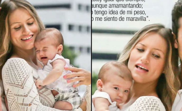 Erin, la pequeña hija de Lola y Aarón Díaz. (Foto: revista TV Notas)