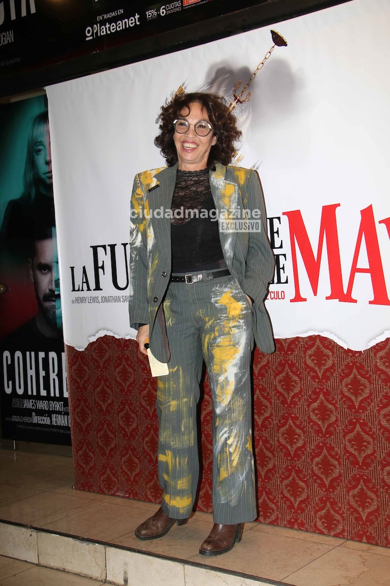 Ernestina Pais en el estreno de La Función que Sale Mal (Foto: Movilpress).