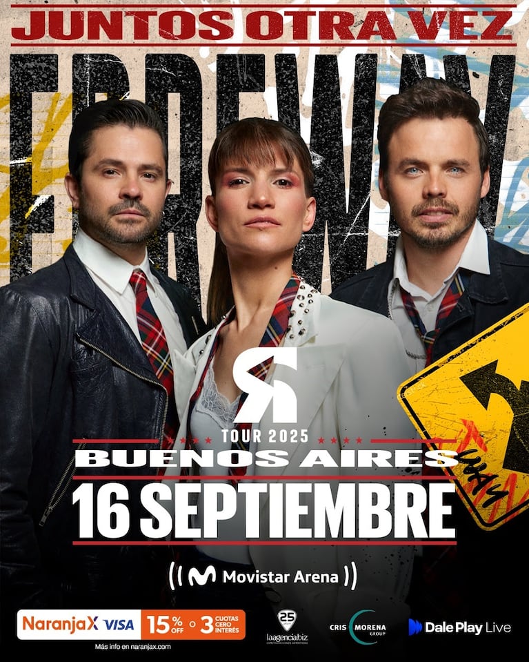 Erreway emocionó en Uruguay y prepara el reencuentro inolvidable en Buenos Aires