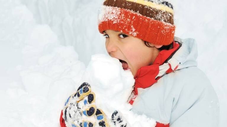 ¿Es bueno comer nieve? ¿Podemos cocinar con ella?