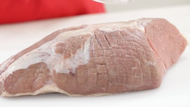 Es fundamental elegir un buen peceto a la hora de hacer un Vitel toné. Foto: Cucinare TV