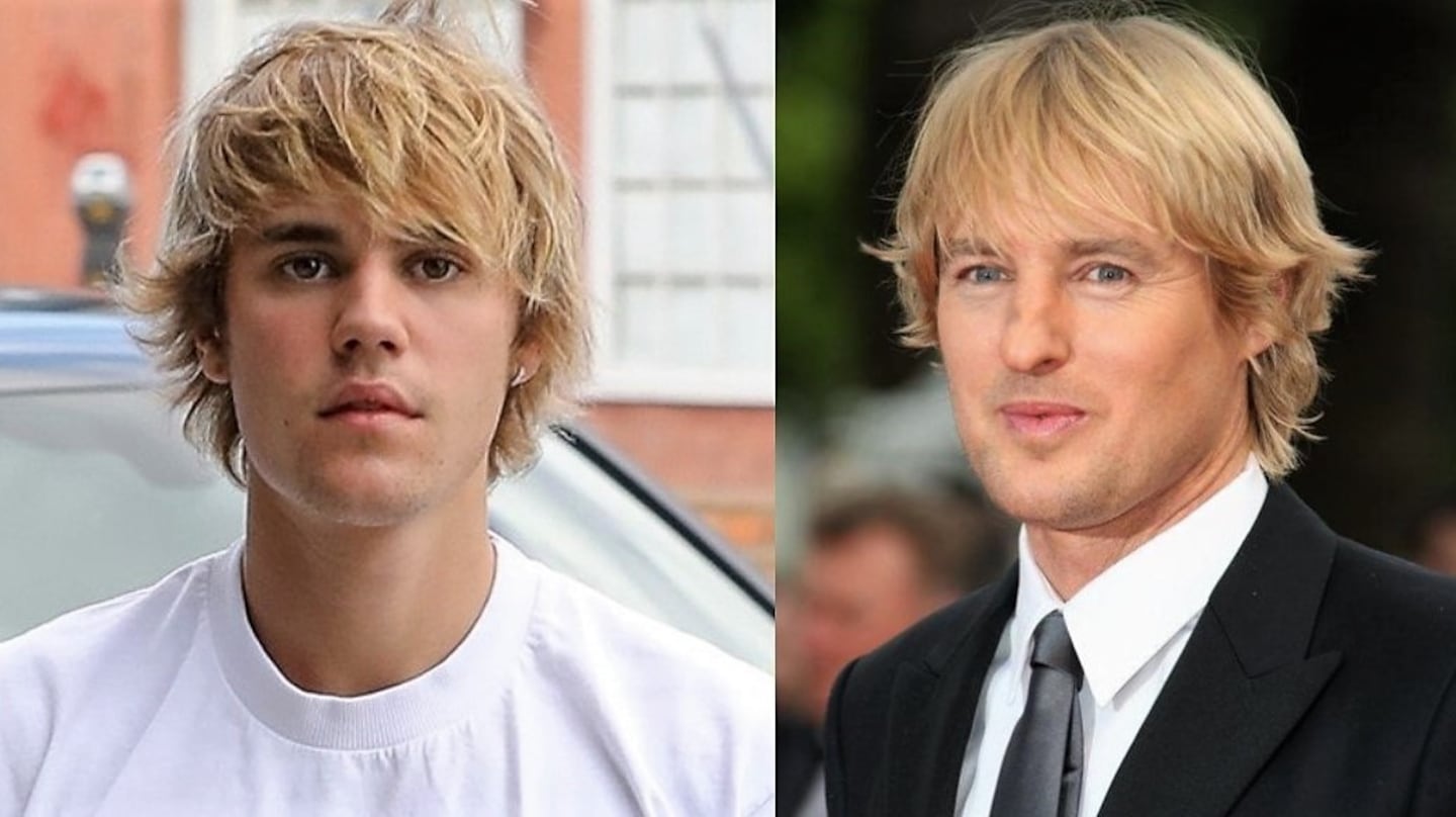 ¿Es Owen Wilson? No, es solo Justin Bieber