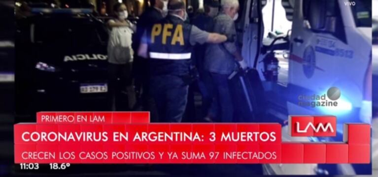 Escalofriante compilado de cómo avanza la pandemia del coronavirus en la Argentina