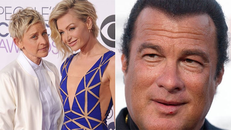 Escalofriante denuncia de la esposa de Ellen DeGeneres contra Steven Seagal