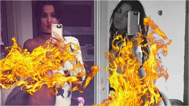 Escándalo en Twitter: filtraron fotos prohibidas de Karina Jelinek. Foto: Instagram