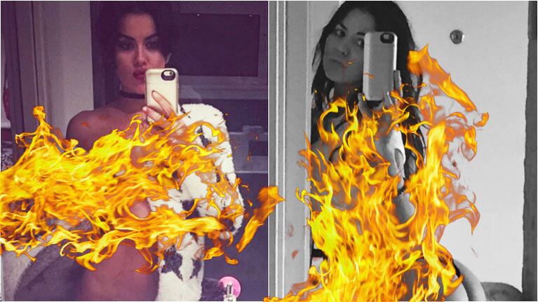 Escándalo en Twitter: filtraron fotos prohibidas de Karina Jelinek. Foto: Instagram