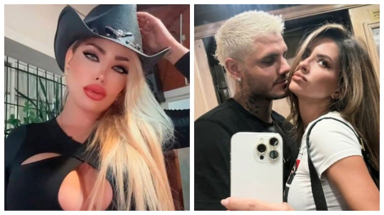 Escándalo entre Mauro Icardi, la China Suárez y Natasha Rey | Créditos: Instagram @natasharey1 @mauroicardi