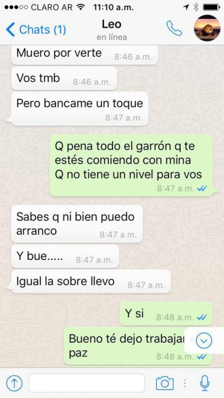 ¡Escándalo! Las fotos hot de la supuesta amante de la pareja de Granata: los comprometedores chats