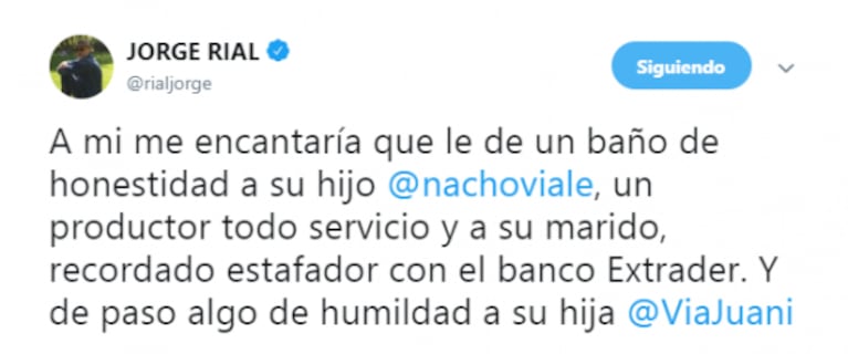 ¡Escándalo! Tremenda respuesta de Jorge Rial a Marcela Tinayre, quien le había pedido un "baño de bondad"