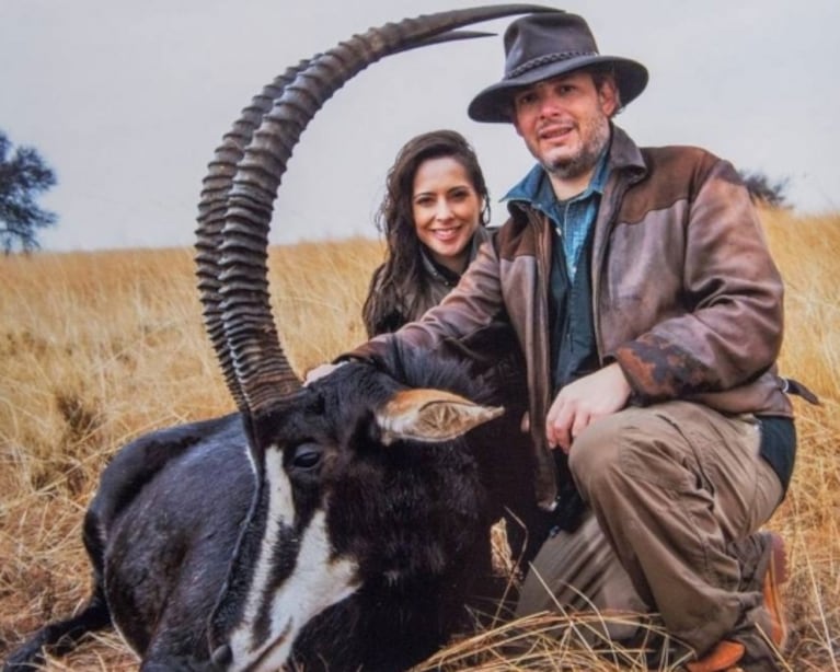 Escándalo y estupor tras la filtración de fotos de Victoria Vannucci y Matías Garfunkel en una cacería de animales
