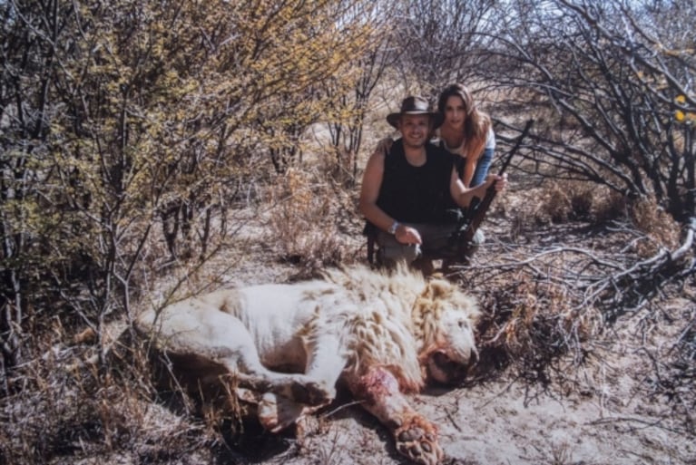 Escándalo y estupor tras la filtración de fotos de Victoria Vannucci y Matías Garfunkel en una cacería de animales