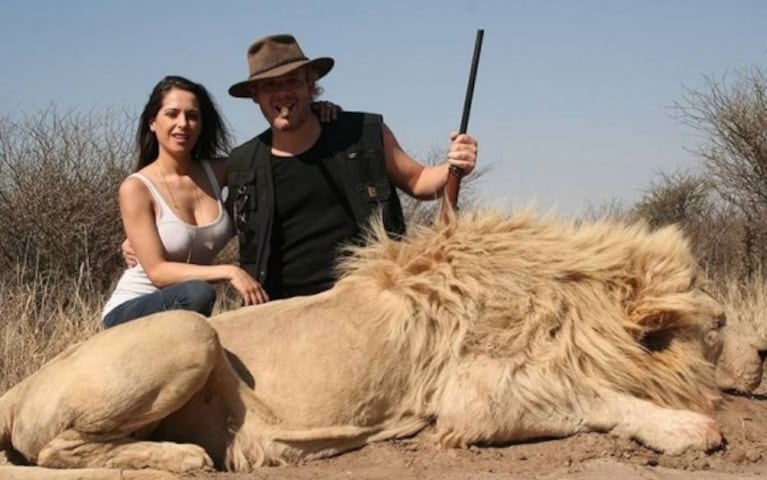 Escándalo y estupor tras la filtración de fotos de Victoria Vannucci y Matías Garfunkel en una cacería de animales