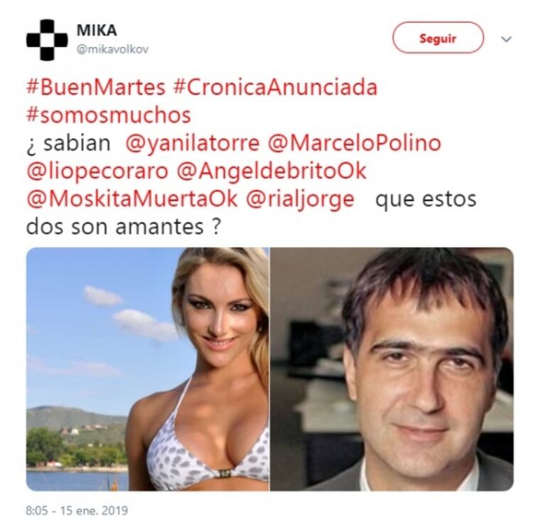 Escandaloso retweet de Yanina Latorre sobre Laje y Sofía Macaggi: contundente respuesta del periodista y la panelista