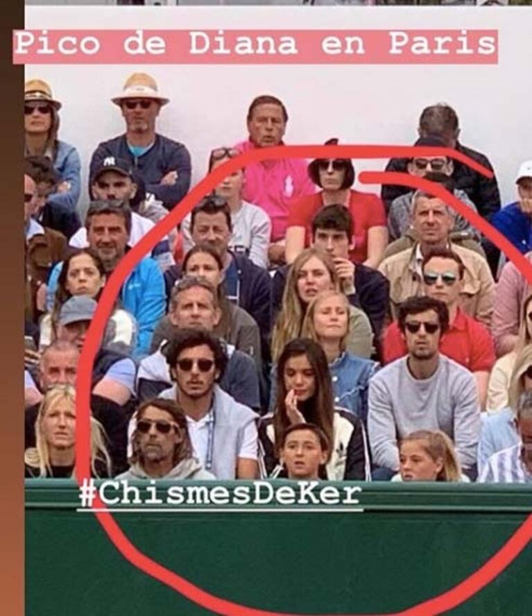 ¡Escapada infraganti! Las fotos de Pico Mónaco y su nueva ¿novia? viendo un partido de tenis en Europa
