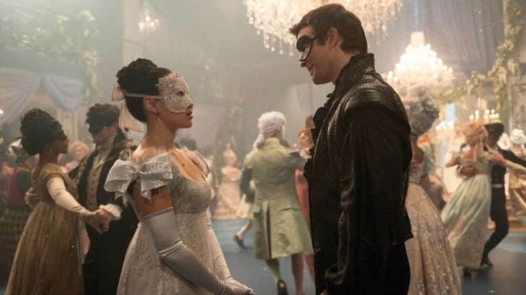 Escena de la cuarta temporada de Bridgerton.