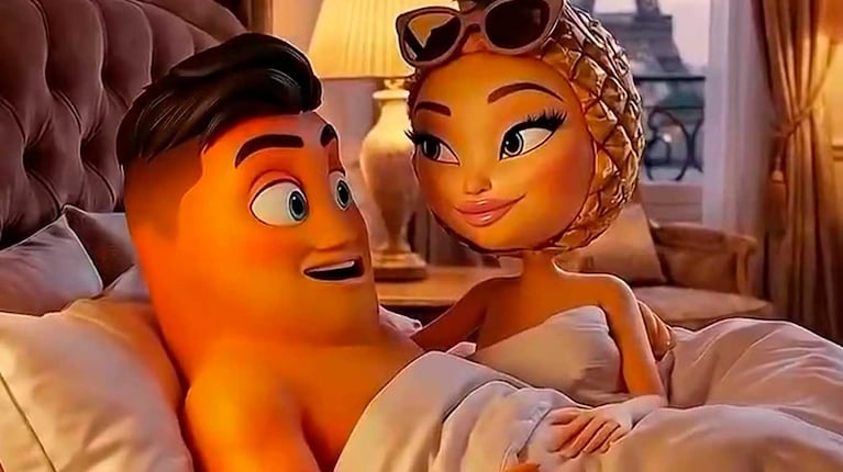 Escena de la frutinovela del Wandagate (Foto: Twitter @lachicabartt)