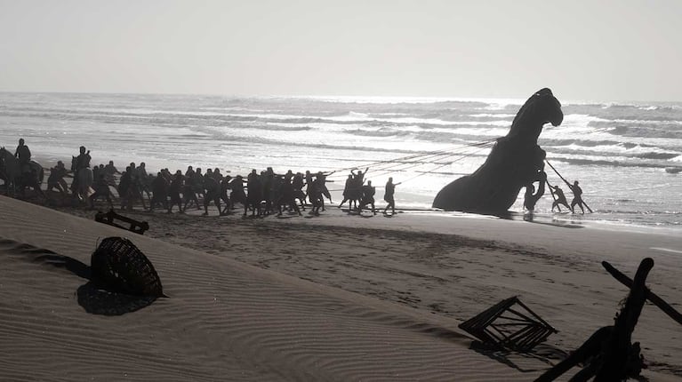 Escena de La Odisea, de Christopher Nolan (Foto: gentileza Universal Pictures)