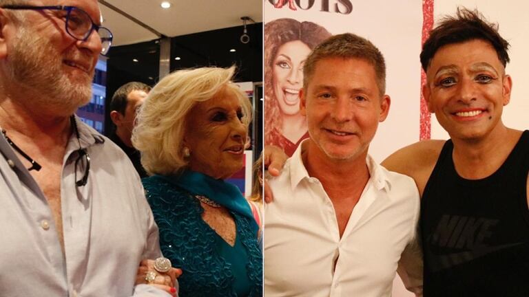 Espectadores de lujo: Mirtha Legrand y Adrián Suar disfrutaron de Kinky Boots