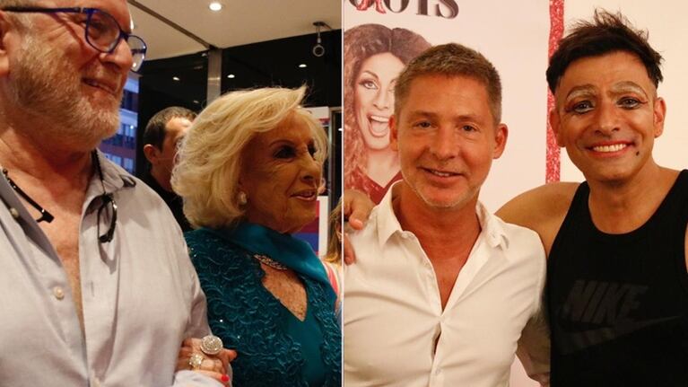 Espectadores de lujo: Mirtha Legrand y Adrián Suar disfrutaron de Kinky Boots