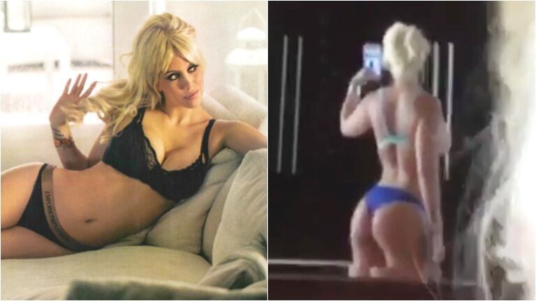 ¡Espejito, espejito! Wanda Nara mostró su cola en movimiento y sin retoques. Foto: Instagram